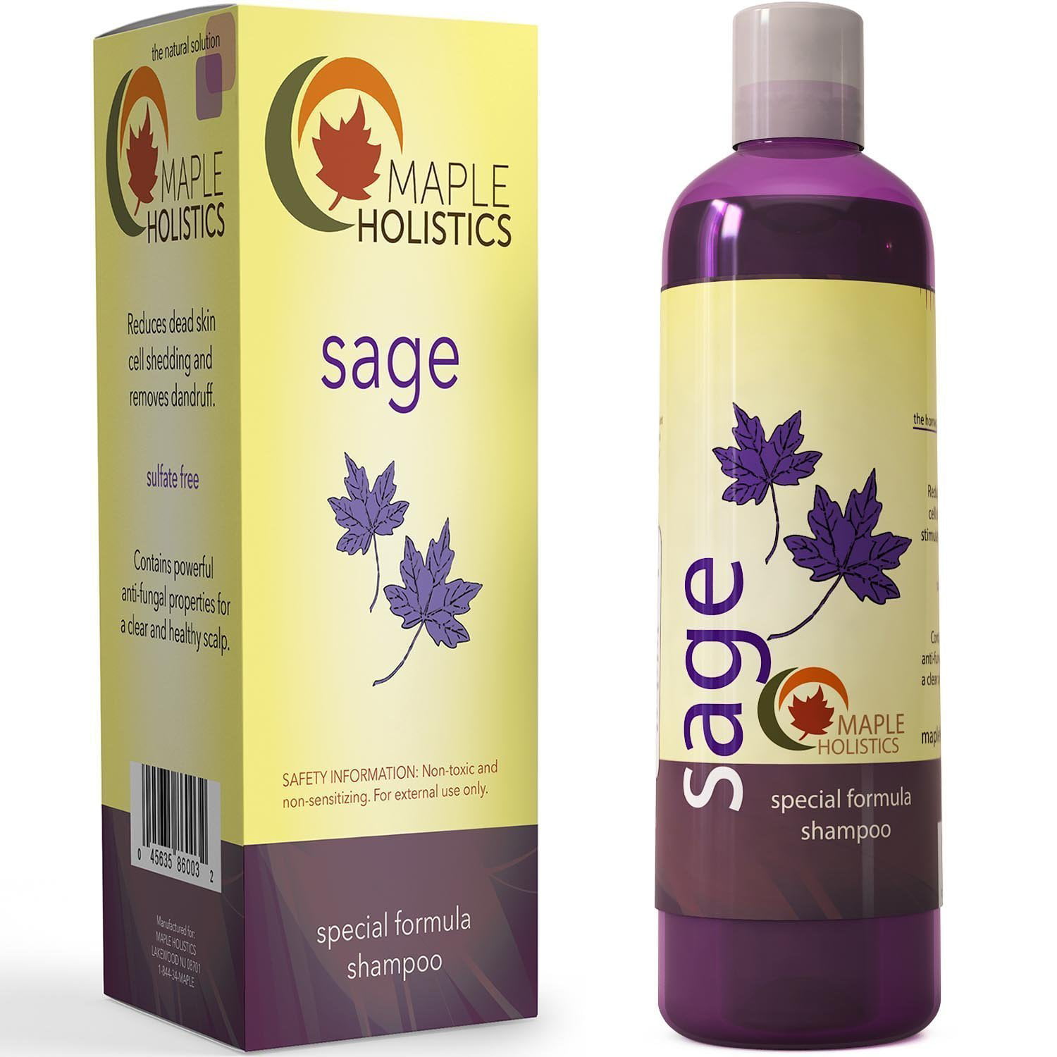 Maple Holistics Pure Sage Shampoo Anti Dandruff Hair Loss