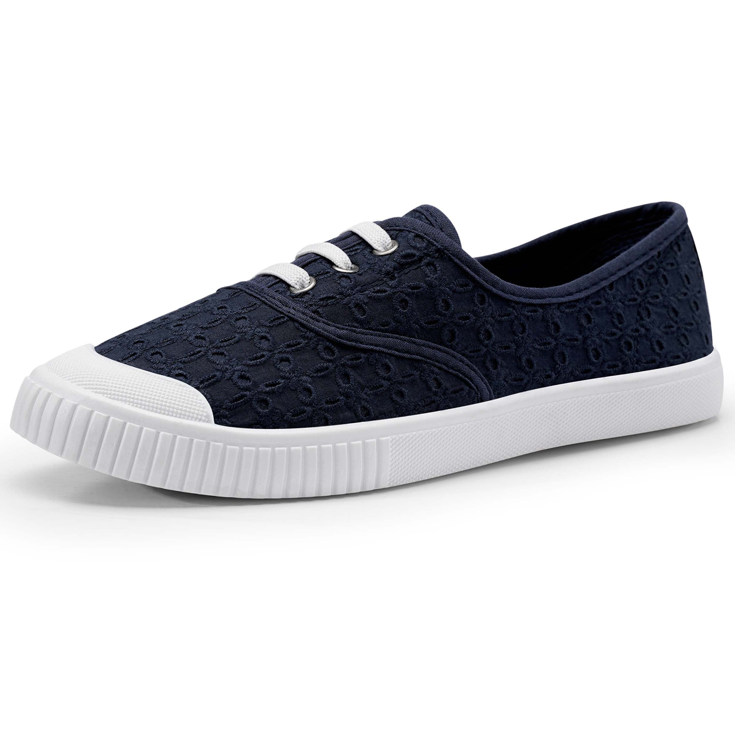 Harvest Land Women's Low Top Canvas Shoes Fashion Flat Slip