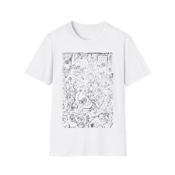 1919 george grosz drawing pandemonium tshirt