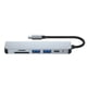 thumbnail image 5 of Base de expansión compatible con HDMI 6 en 1 Adaptador de concentrador USB 3.0 para portátiles Tablet Ipad, 5 of 6
