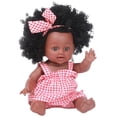 thumbnail image 3 of Teissuly Black Realistic Reborn Baby Dolls Girls 35cm African American Lifelike Sleeping Newborn Baby Doll Gift Set Teissuly WER202311216118, 3 of 4