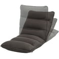 thumbnail image 2 of Tyson Modern Adjustable Customizable Fabric Gaming Chaise Lounge Chair, Grey, 2 of 14
