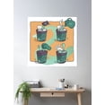 thumbnail image 2 of Cup' A Spoop Poster Wall Art, Modern Wall Decor For Living Room Bedroom, 30x30 UNFRAMED, 2 of 3