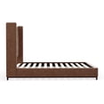 thumbnail image 6 of Alpine Furniture Mundo Upholstered California King Platform Bed in Brown, 6 of 10