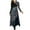 Black, variant on Ichuanyi Woman Dress Women Autumn And Winter Casual Slim Long-Sleeved Long Bohemian Printed Dress, Fall Dresses For Women
