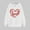 White, variant on SOOMLON Valentines Day Hoodies for Women Lover Valentines Gift Plus Size Tunic Long Sleeve Crewneck Sweatshirts Tops Funny Love Heart Graphic Pullovers Shirts Fashion Holiday Outfits 2025 Army Green