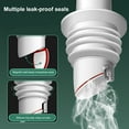 Soumake Washing Machine Drain Hose Seal AntiOdor Floor Drain Plug