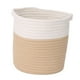 thumbnail image 5 of Cesta de almacenamiento de algodón, cesto portátil para ropa de cama, mantas y edredones. M, 5 of 9