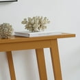 thumbnail image 4 of Kings Brand Furniture Conway Console Table - Functional Narrow Wood Accent Entryway Table with Storage Shelf for Hallway, Front Hall, Entryway, Living Room, Kitchen (Honey Ginger), 4 of 6
