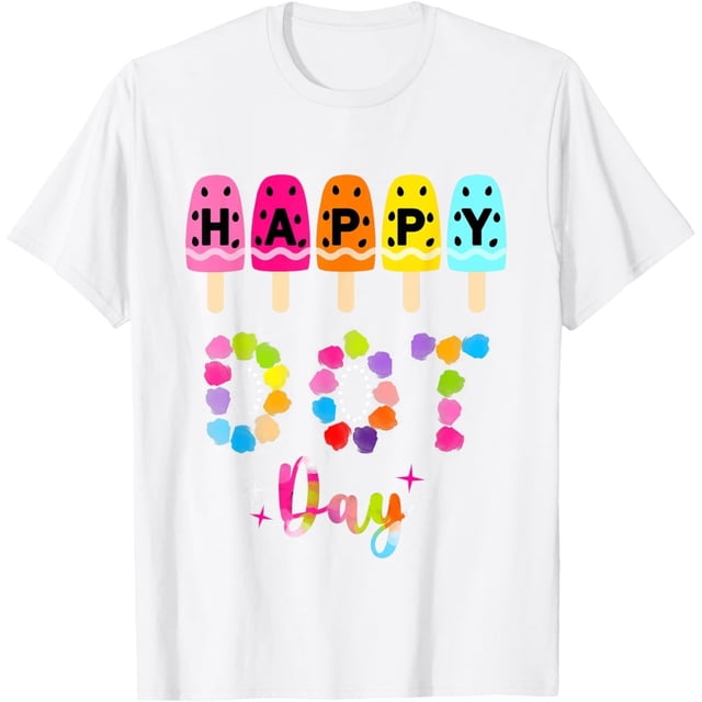 Happy Dot Day 2025 - Camiseta colorida para estudiantes y niñas