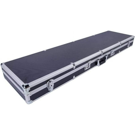 Gun Case Aluminum New Framed Locking Gun Pistol Hand Gun Lock Box Hard Storage Carry Case Black