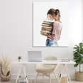 thumbnail image 3 of Stupell Industries Victorian Library Walk Girl Canvas Art, 36 x 48, by Svetlana Aleynikova, 3 of 8