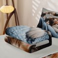 thumbnail image 5 of jejeloiu Pet Animal Kittens Zipper Full Size Comforter Sets with Fitted Sheet and 2 Pillowcases Kids,Cute Cat Print Zipper Bedding Set,Reversible,4-Piece, 5 of 7