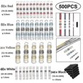 thumbnail image 2 of 500pcs Solder Joint Wire Connector - Shrink Solder Butt Connectors - Solder Connector Kits - Insulated Waterproof Wire Terminals For Automobiles And S, 2 of 5