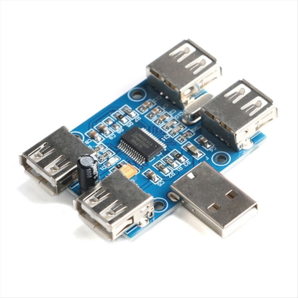 Concentrador USB 2.0 de 4 Puertos. Módulo de Expansión USB GL850G para Iluminación USB y Dispositivos USB Relacionados.