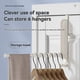 thumbnail image 2 of No Drilling Folding Clothes Drying Rack Towel Hooks Coat Rack Hat Wall Hanger Adhesive Wall Hooks Storage Hanging, 2 of 5