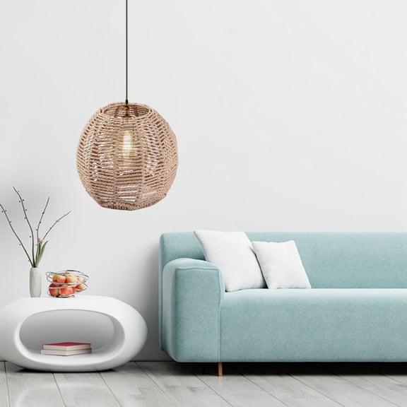 Lámpara colgante perfecl Pantalla Boho Luz de techo Estilo A Medio