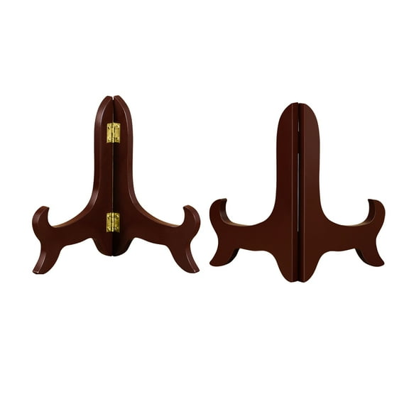 4 Pcs Display Shelves Plate Display Dish Rack Small Item Display Stand Solid Display Stand Plate Easels Brick Tea Holder