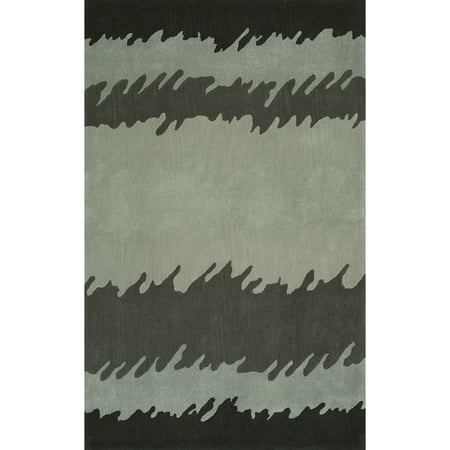 Addison Stripe - Addison Rugs ADDISON Zenith Bold Stripe Shades of Gray Area Rug (3'6