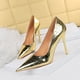 thumbnail image 5 of Zapatos de tacón alto de novia con diseño de piedra, estilo sexy, delgados, de boca baja, puntiagudos y súper puntiagudos, para mujer, clásicos, con tacón de aguja, 5 of 5