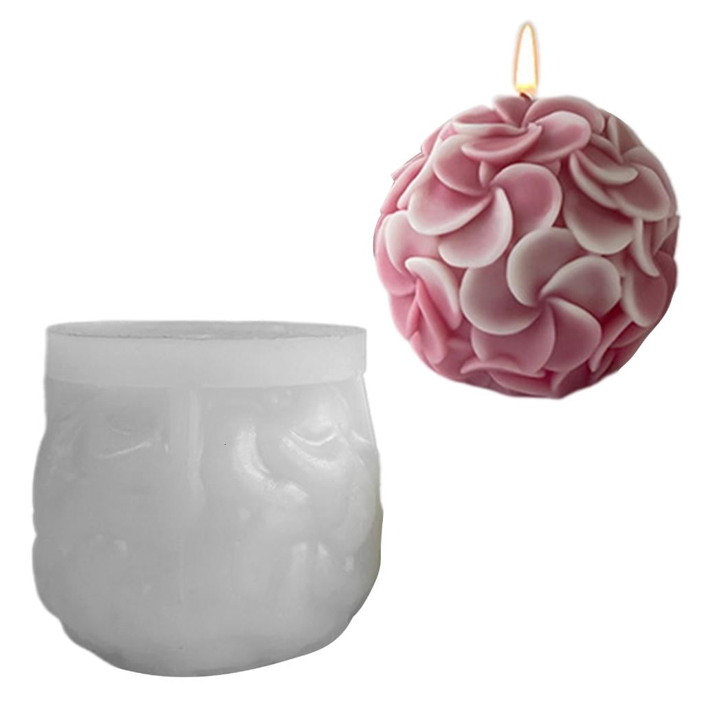 Giaone Hydrangea Crafts Moulds Easy to Use DIY Candle Moulds Silicone Ornament Molds