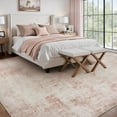 thumbnail image 6 of VUNATE 5'x7'Rugs for Living Room Washable Rugs Modern Abstract Area Rug Neutral Indoor Carpet Soft Rugs for Bedroom Office Dining Room Kitchen Laundry Room Accent Rug Modern Home Decor Pink, 6 of 8