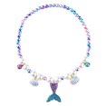 thumbnail image 2 of Mermaid Necklace Bracelet Set Mermaid Jewelry Kit Included Shell Necklace Bracelet Ring Earrings Organza Bags for Mermaid Party Costume Jewelry Supplies, 2 of 4