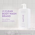 thumbnail image 4 of Native Body Wash, Lilac & White Tea, Sulfate Free, for Women & Men, 36 fl oz, 4 of 15