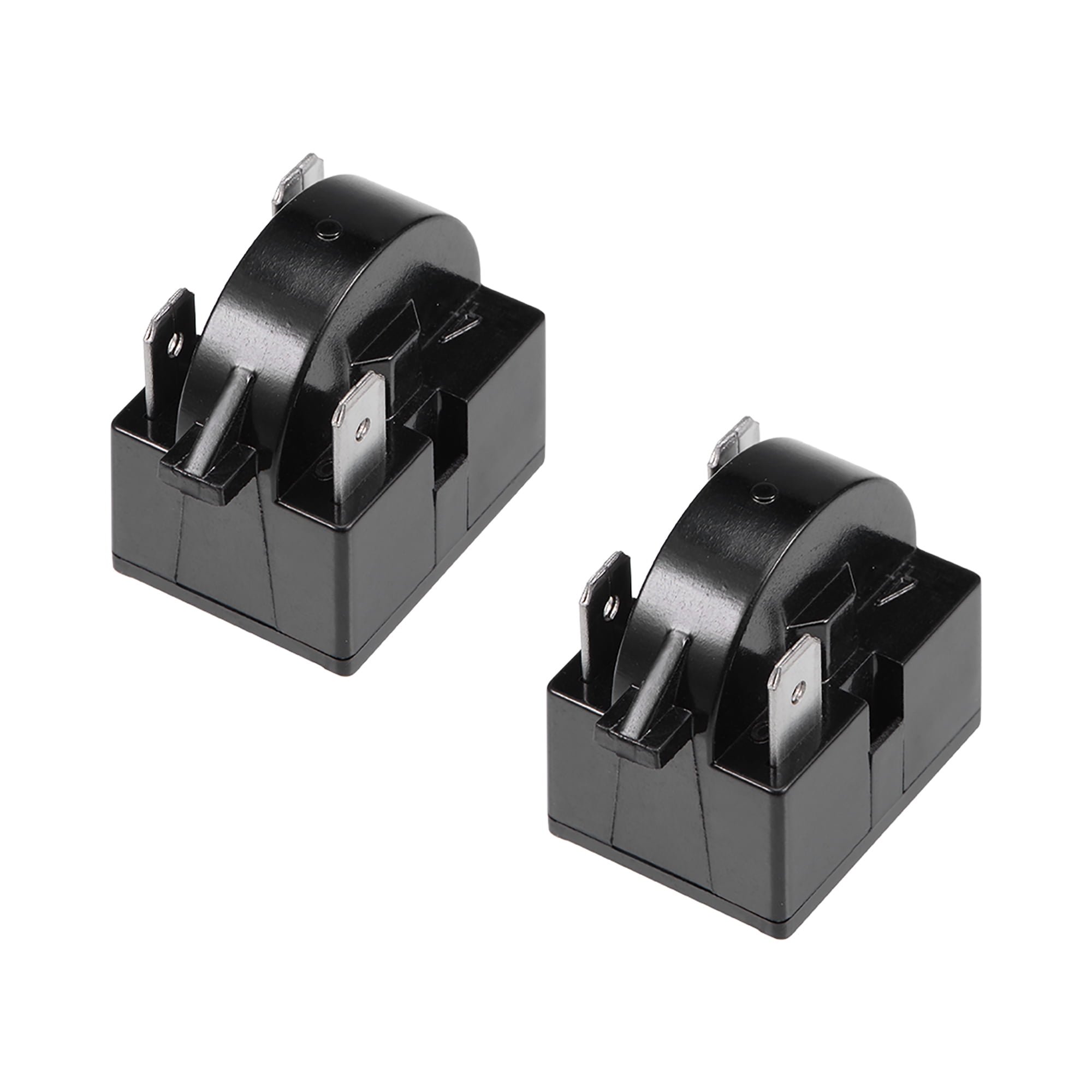 2Pcs 33 Ohm 3 Pin Refrigerator PTC Starter Relay Replacement Part Black