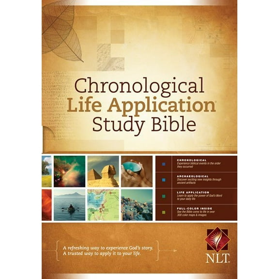 NLT Chronological Life Application Study Bible-Hardcover