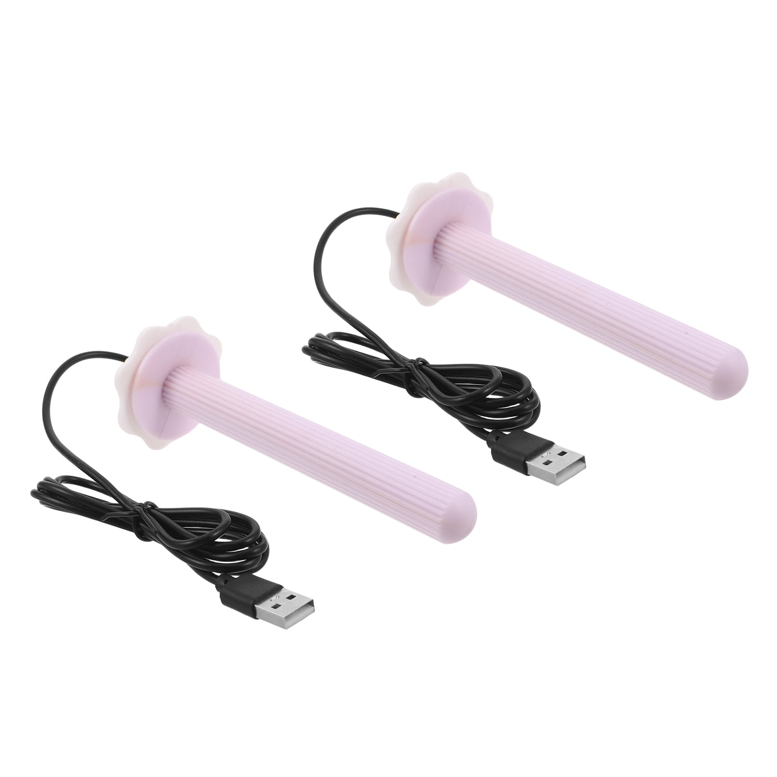 Milisten 2Pcs Heated Bird Cage Perch USB Powered with Even Heat and Sturdy Plastic Construction