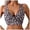 Brown#9527, variant on Women Underwire Bikini Top Push Up Swimsuit Top Bra For Women Leopard Spaghetti Straps Cozy Soft Bathing Suits