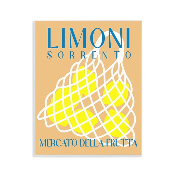Stupell Industries Modern Lemon Fruit Market Food & Beverage Painting Unframed Art Print Wall Art, 11 x 14