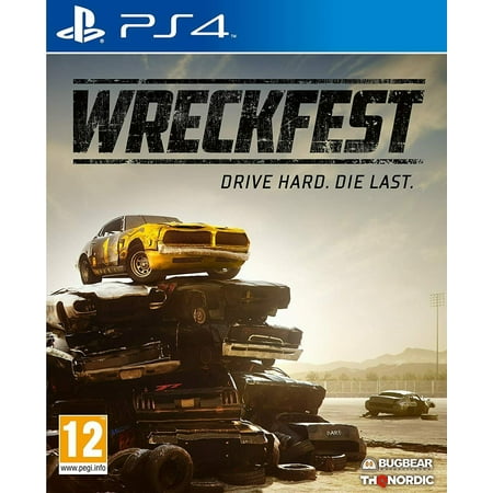 Wreckfest Drive HARD! Die LAST! (Playstation 4 - PS4) Expect epic crashes, neck-to-neck fights over the finish line