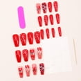 thumbnail image 4 of Ataúd largo con forma de rosa de San Valentín, 24 unidades, de Press on Nails, FDSQHSA, 4 of 7