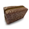 thumbnail image 2 of Pochette de Maquillage Scintillante Or Rose, 2 of 2