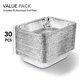 thumbnail image 3 of Sartenes de papel de aluminio Stock Your Home, 9 x 13 cm (paquete de 30), 3 of 7