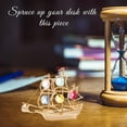 thumbnail image 3 of Matashi Home Decorative Tabletop Showpiece 24K Gold Plated Crystal Studded Mayflower Ship Ornament with Colored Crystals, 3 of 7