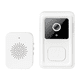 thumbnail image 1 of Timbre Inalámbrico WiFi con Cámara, Intercomunicador Bidireccional, Timbre para Casa Inteligente, Cambio de Voz, Cámara de Visión , Color, 1 of 5