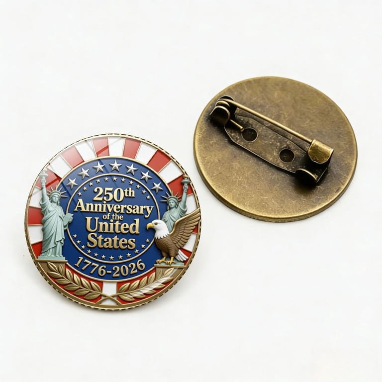250th Anniversary of the United States Commemorative Pin 1776-2026