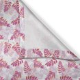 thumbnail image 3 of Ambesonne Leaves Kitchen Curtains, Pinkish Leafy Branches Art, 55"x45", Dark Magenta and Coral, 3 of 3