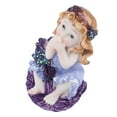thumbnail image 1 of Statue de Fée Fleur, Décor Artistique Captivant, Figurine de Fée pour Jardin Extérieur, 1 of 7