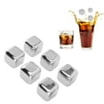 thumbnail image 3 of Metal Whiskey Ice Cubes, Safe Nontoxic 304 Stainless Steel, Maintain Original Taste, Wide Application, Perfect Gift, 3 of 8