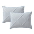 thumbnail image 2 of Mainstays Diamond Pinsonic Quilted Pillow Sham, Silver, King, 2 Pack, All Ages, 2 of 6