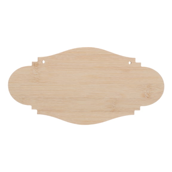 Unfinished Bamboo Plaque Sign: Hanging Door Sign For Diy Projects - Plaque Wall Hanging For Home Decor Business & Seasonal Events