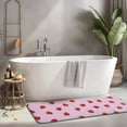 thumbnail image 2 of Red Strawberry Plants Fruit Pink Pattern Kitchen Rug Mat,Kitchen Runner Rugs Non Skid Washable,Decorative Kitchen Floor Mats for Kitchen,Sink,Laundry,17"x47.2", 2 of 7