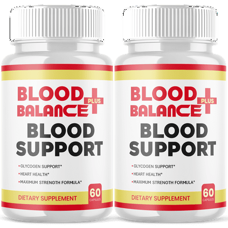 Blood Balance Plus Blood Support Pills Advanced Formula Vitamin Supplement Blood Balance   120 Capsules