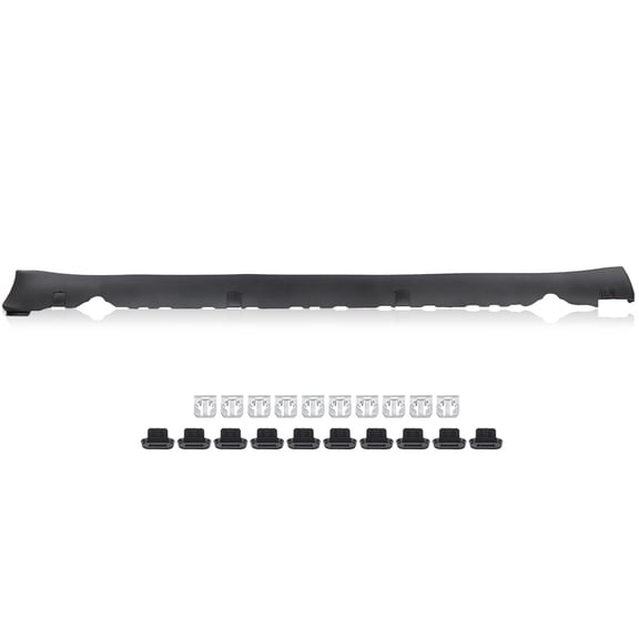 PIT66 Right Door Side Skirt Molding Rocker Lower Cover Fit For 2017-2022 Tesla Model 3 Black