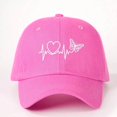 thumbnail image 2 of Baseball Cap Men Unisex Heart Baseball Cap Adjustable Sun Hat For Outdoor And Daily Casual Wear, 2 of 3