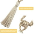 thumbnail image 3 of Curtain Tiebacks Tassel Tie-Backs, Rope Curtain tie Backs Handmade Curtain Holdbacks Made from Polyester, 3 of 6